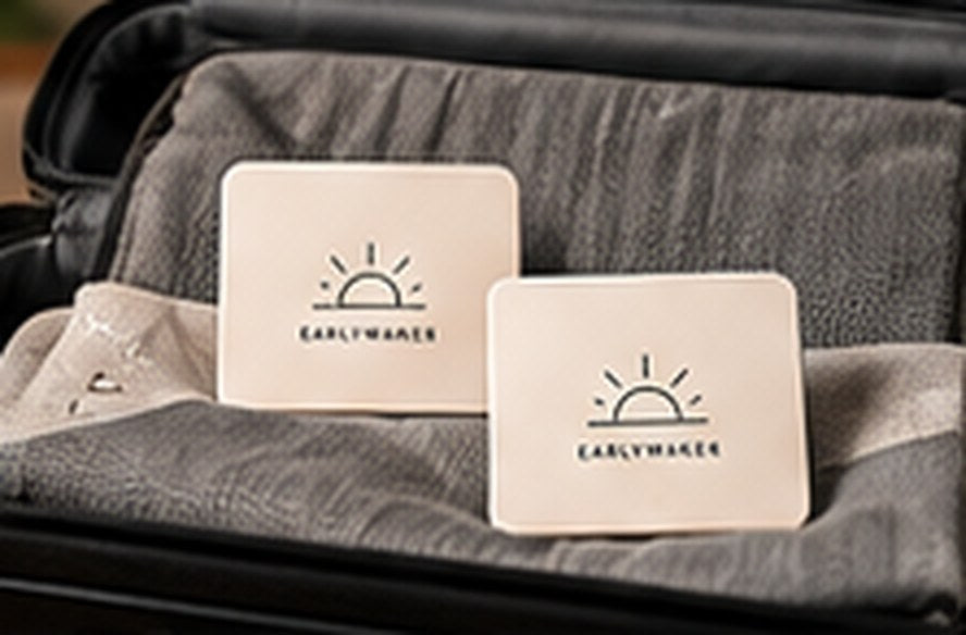 Two Wakers packed in a suitcase